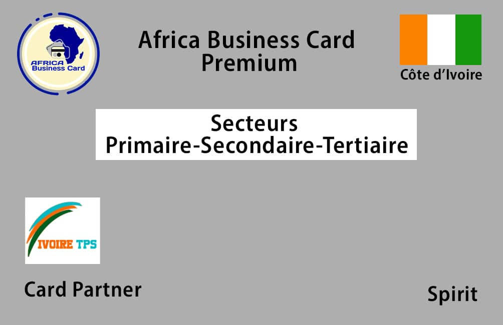 Exemple de carte Africa Business Card — Premium, Multi-secteurs